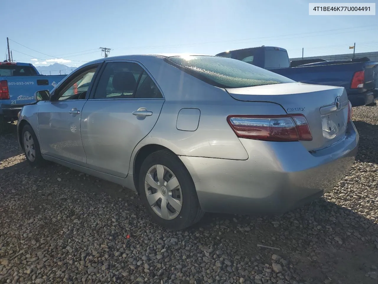 2007 Toyota Camry Ce VIN: 4T1BE46K77U004491 Lot: 77191874