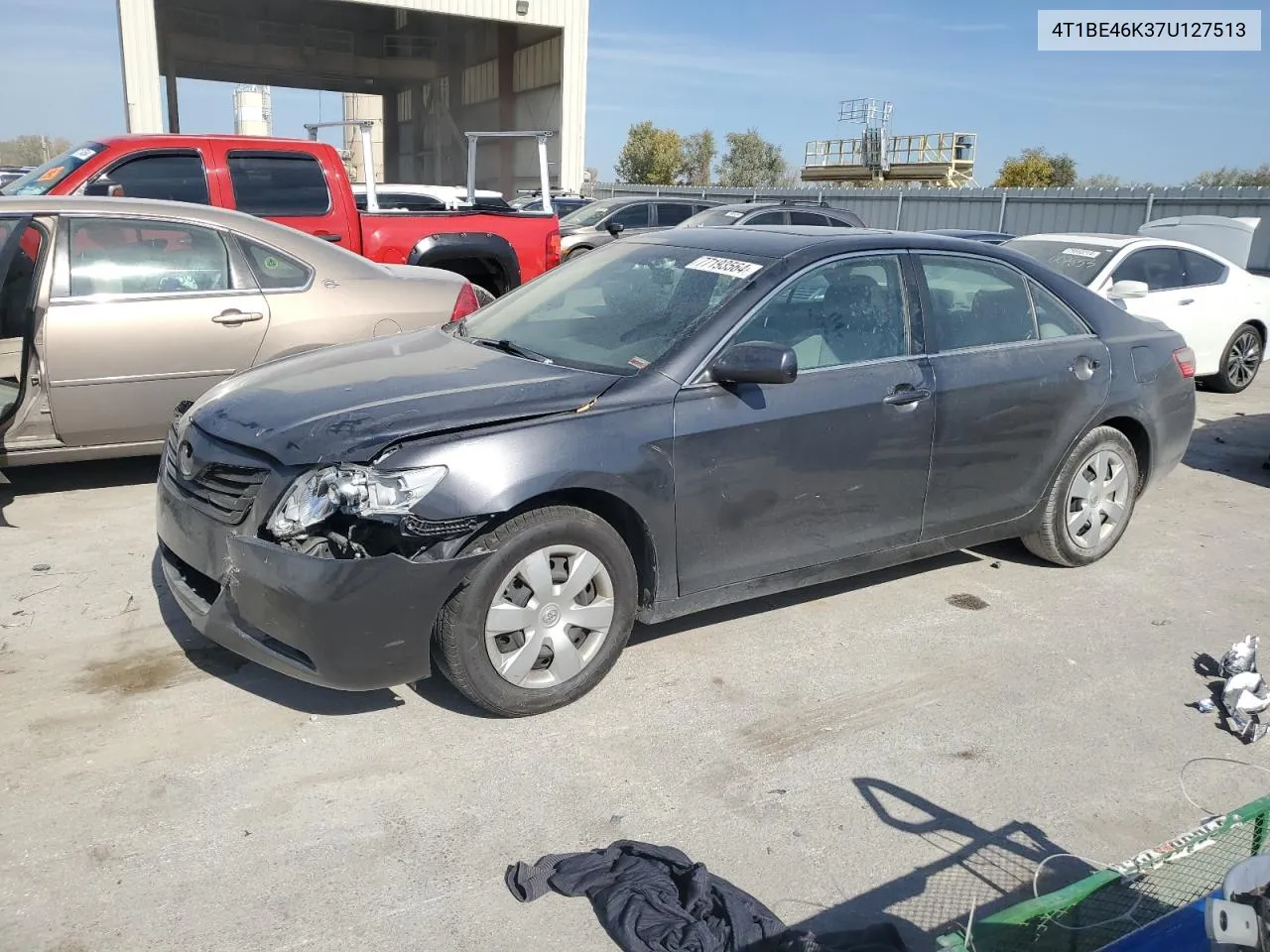 2007 Toyota Camry Ce VIN: 4T1BE46K37U127513 Lot: 77193564