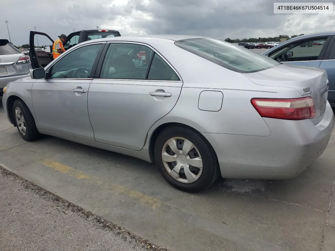 2007 Toyota Camry Ce VIN: 4T1BE46K67U504514 Lot: 77249174