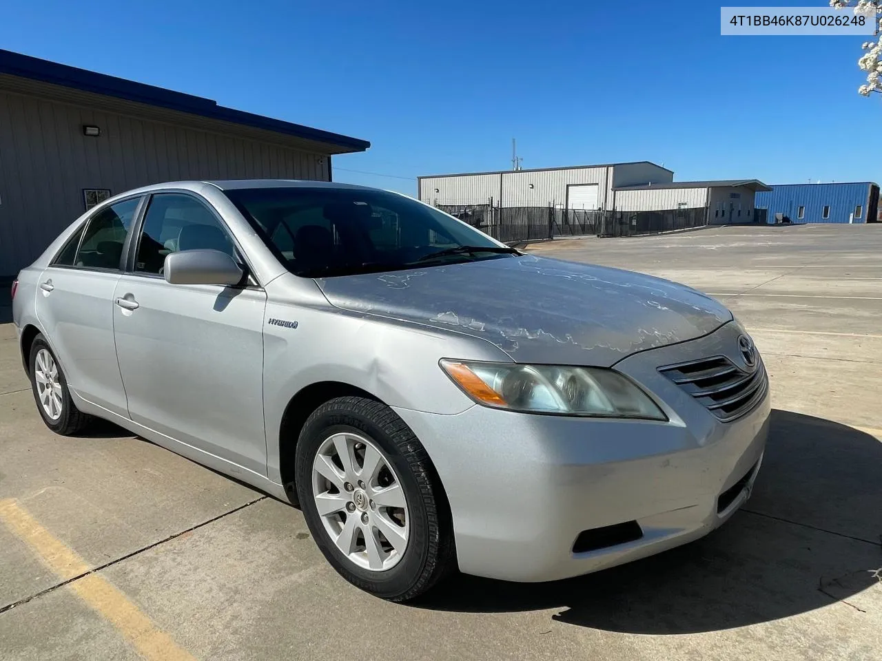 2007 Toyota Camry Hybrid VIN: 4T1BB46K87U026248 Lot: 77268194