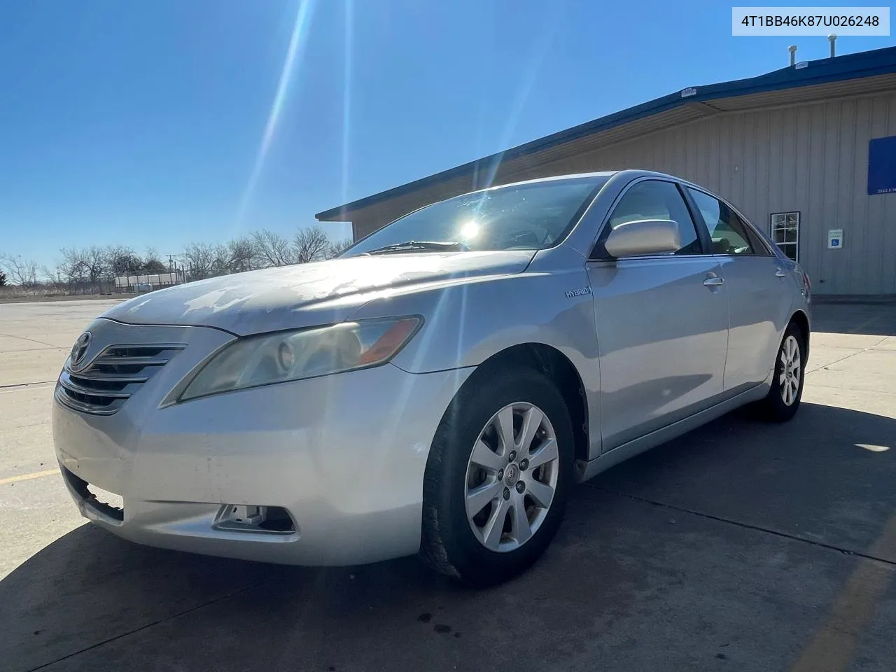 2007 Toyota Camry Hybrid VIN: 4T1BB46K87U026248 Lot: 77268194