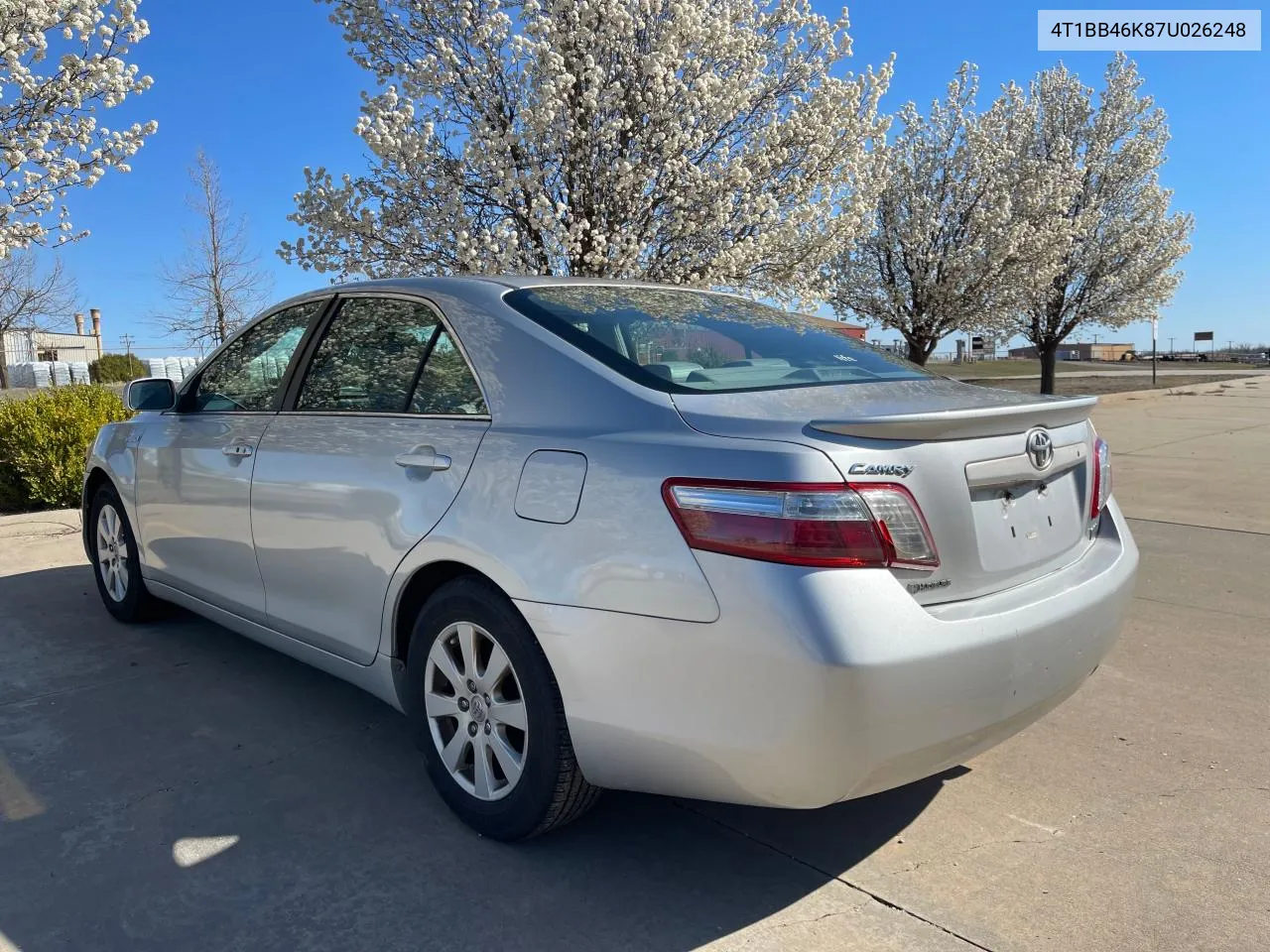 2007 Toyota Camry Hybrid VIN: 4T1BB46K87U026248 Lot: 77268194