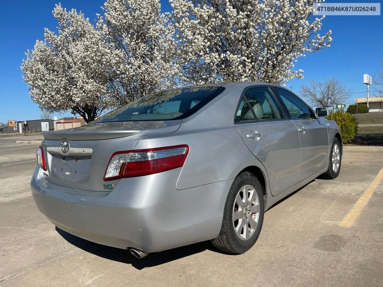 2007 Toyota Camry Hybrid VIN: 4T1BB46K87U026248 Lot: 77268194