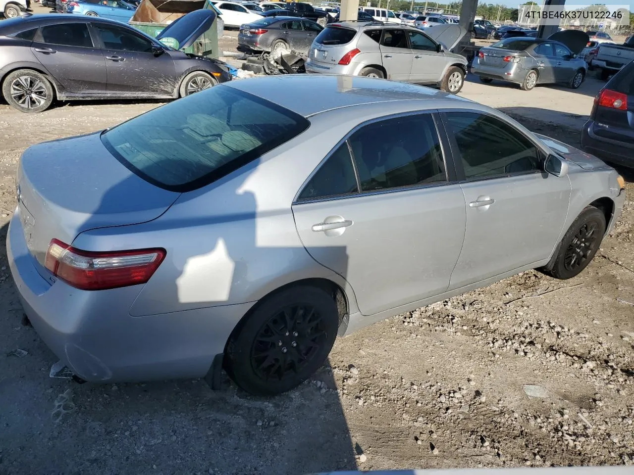 4T1BE46K37U122246 2007 Toyota Camry Ce