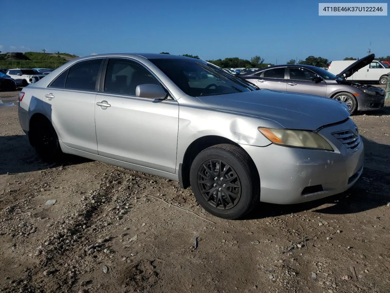 4T1BE46K37U122246 2007 Toyota Camry Ce