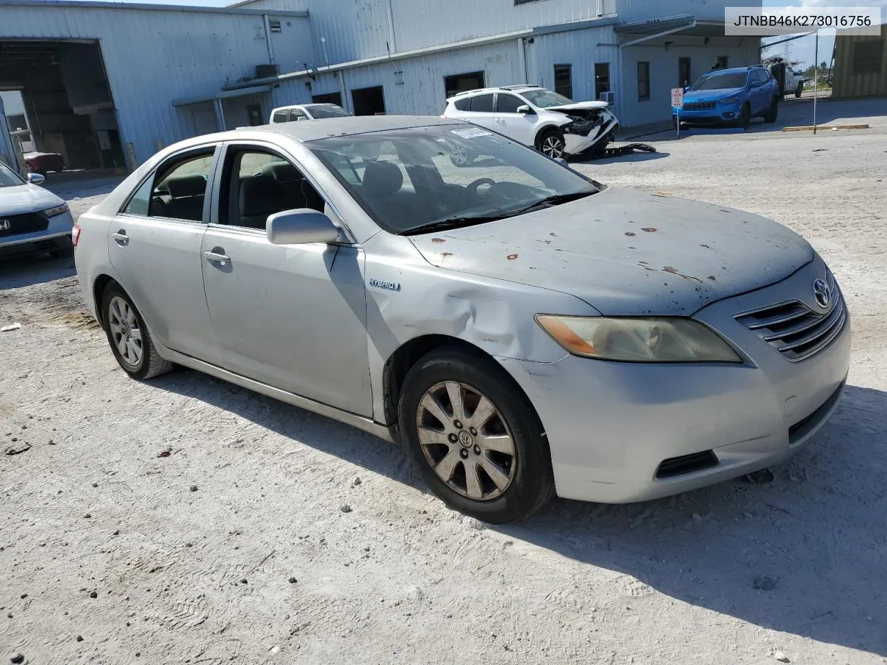 2007 Toyota Camry Hybrid VIN: JTNBB46K273016756 Lot: 77378744