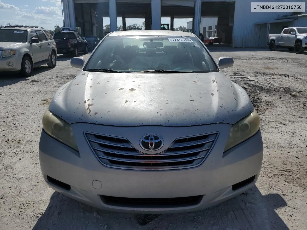 2007 Toyota Camry Hybrid VIN: JTNBB46K273016756 Lot: 77378744