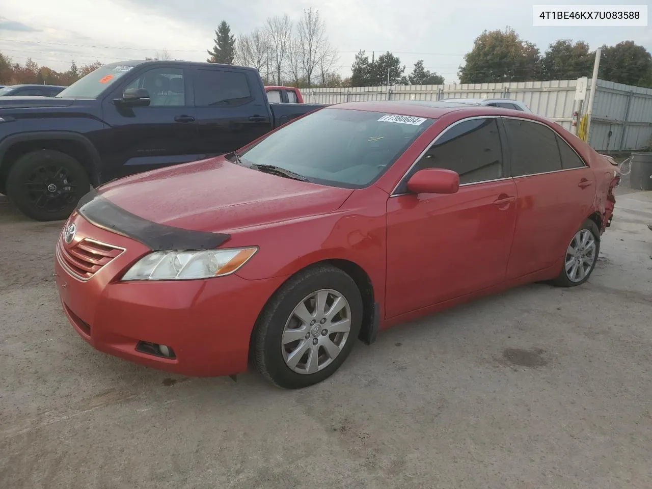 2007 Toyota Camry Ce VIN: 4T1BE46KX7U083588 Lot: 77380604