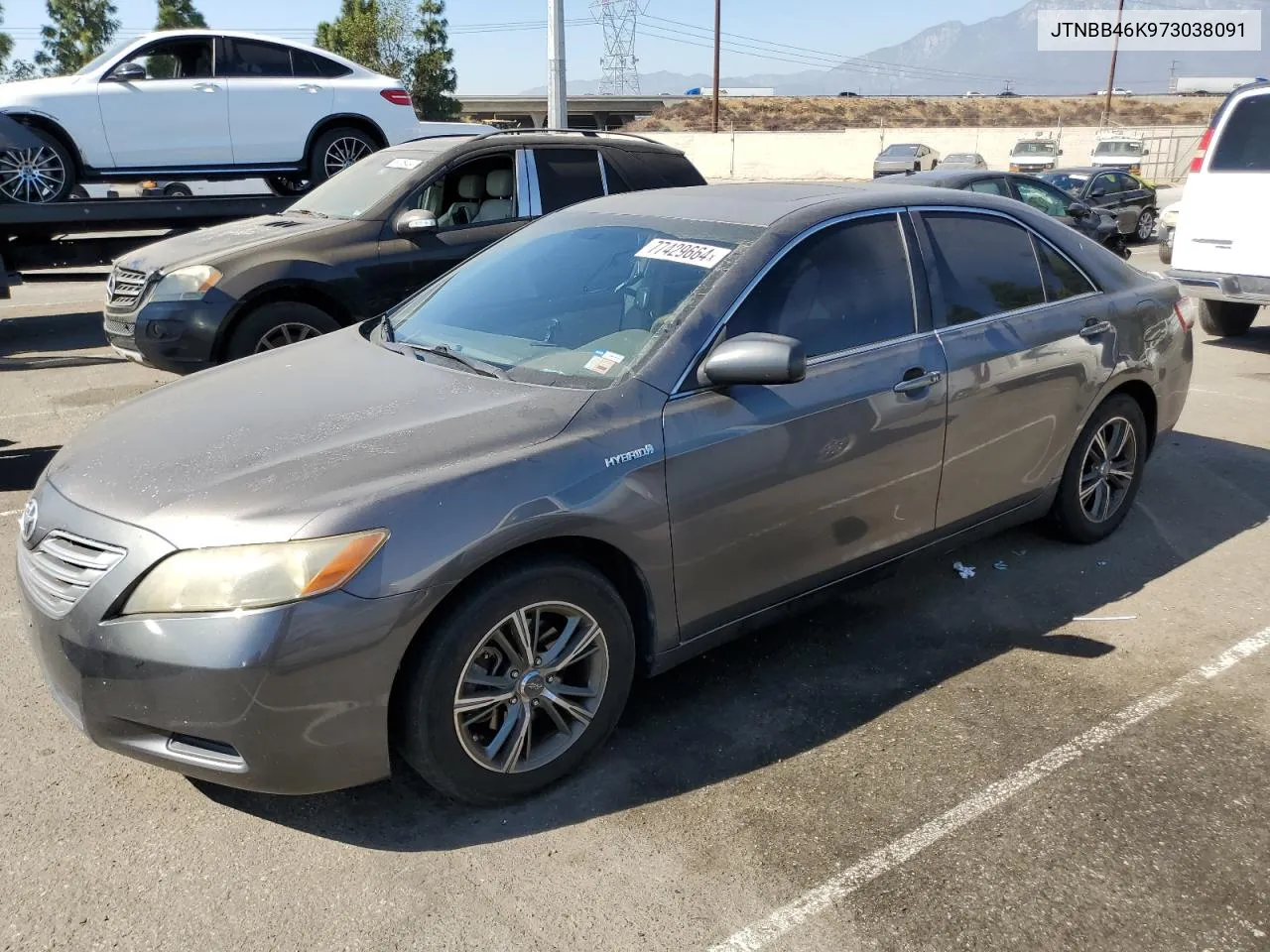 2007 Toyota Camry Hybrid VIN: JTNBB46K973038091 Lot: 77429664