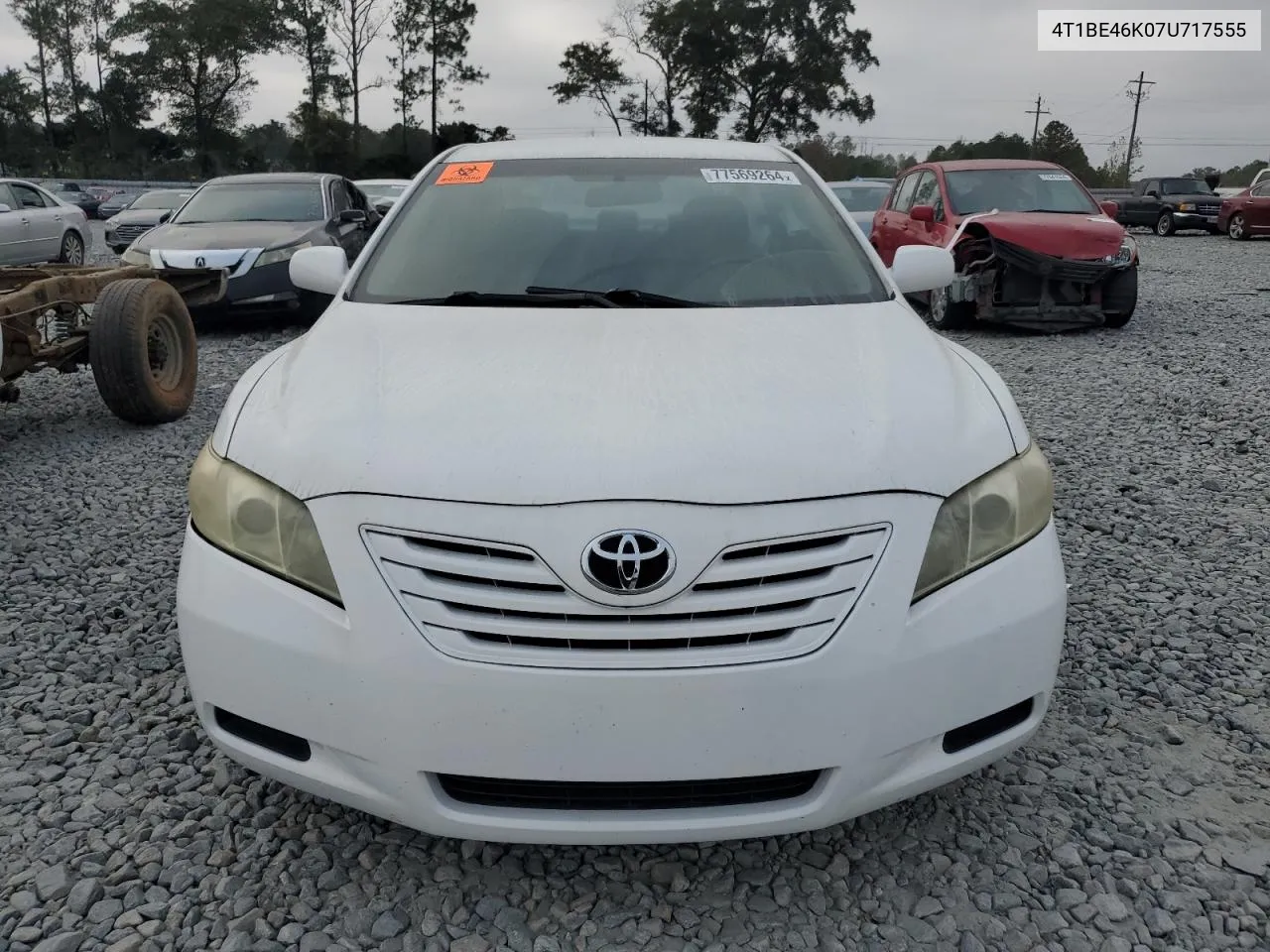 4T1BE46K07U717555 2007 Toyota Camry Ce