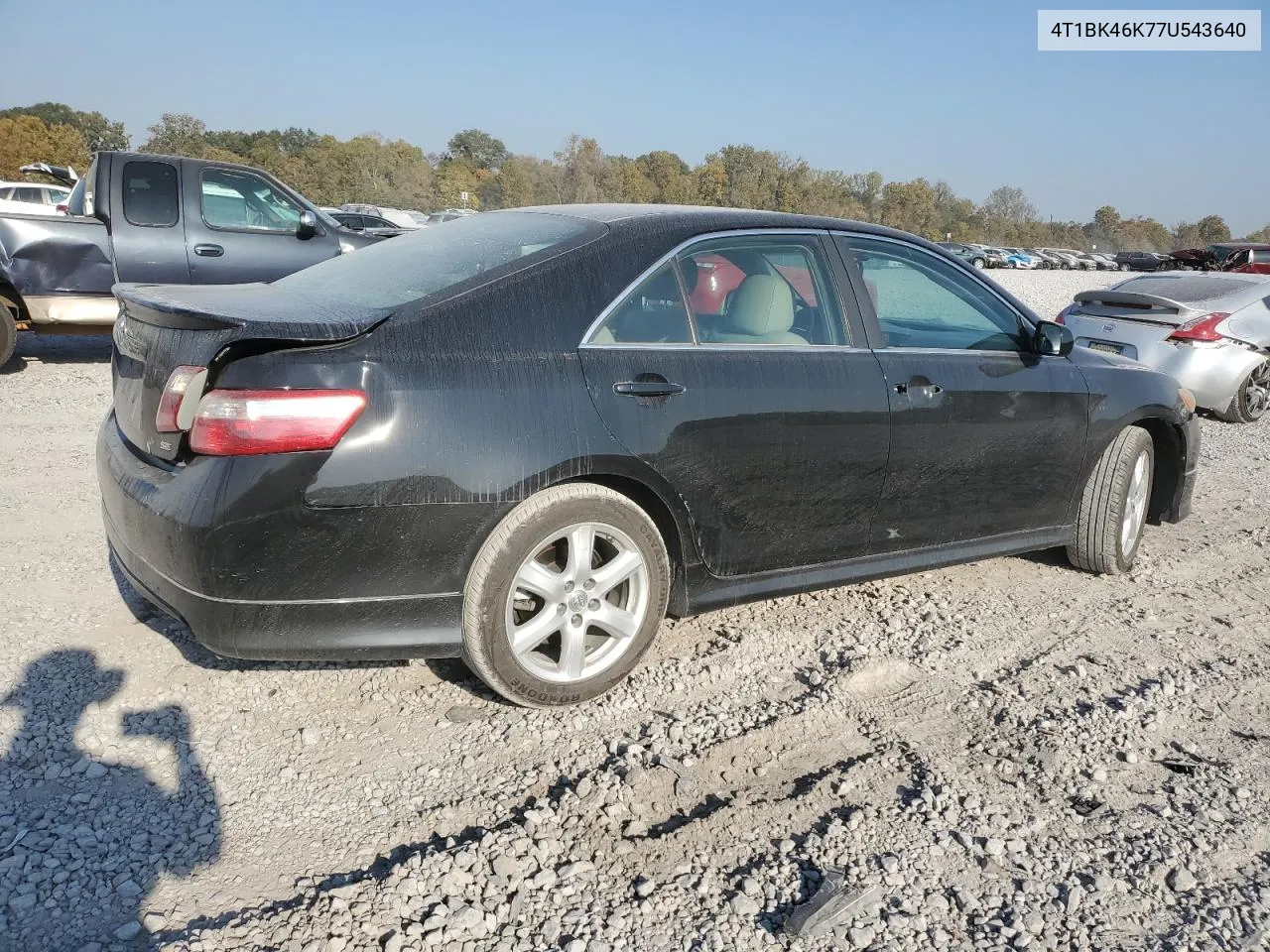 2007 Toyota Camry Le VIN: 4T1BK46K77U543640 Lot: 77587834