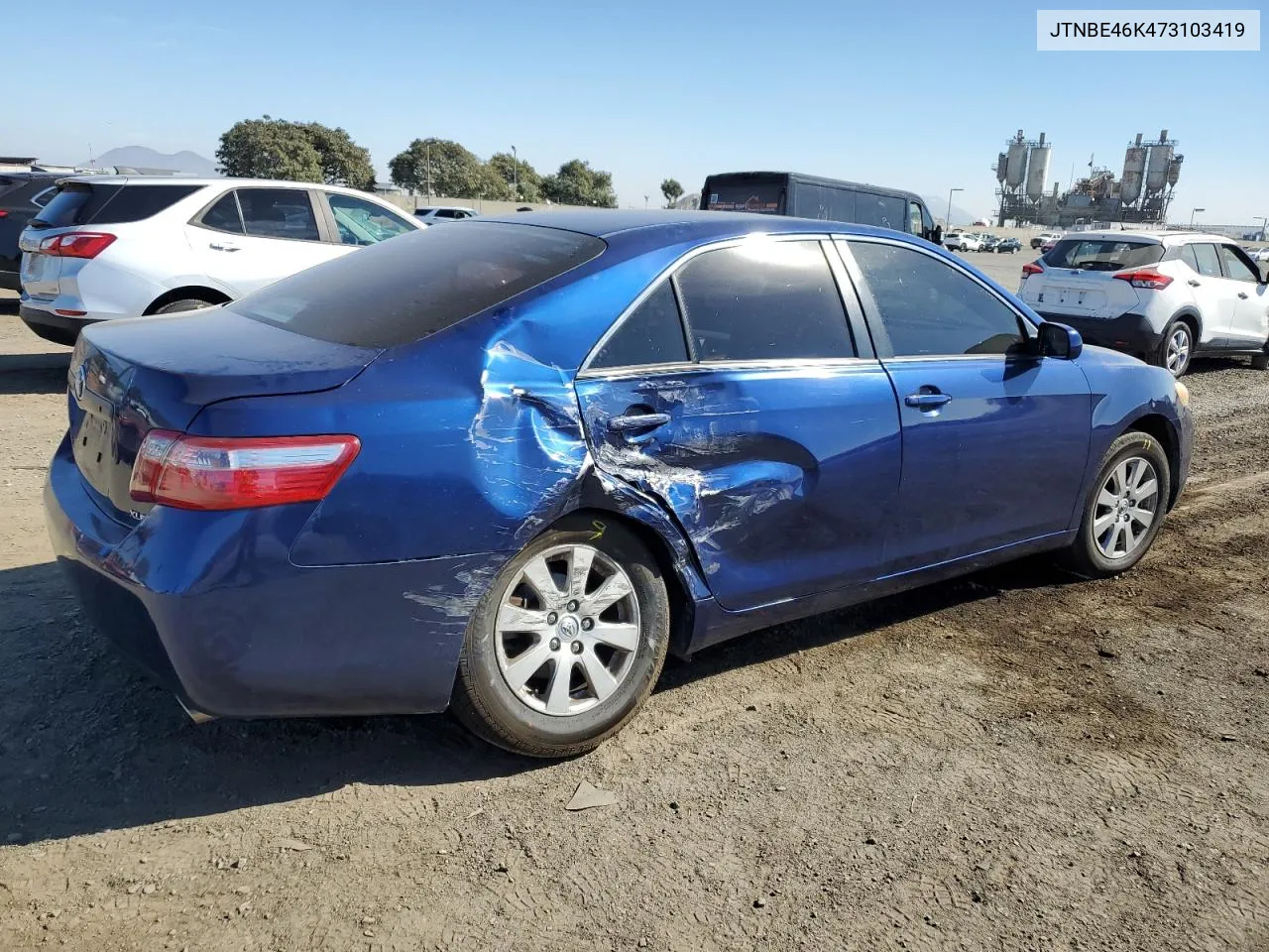 2007 Toyota Camry Ce VIN: JTNBE46K473103419 Lot: 77634114