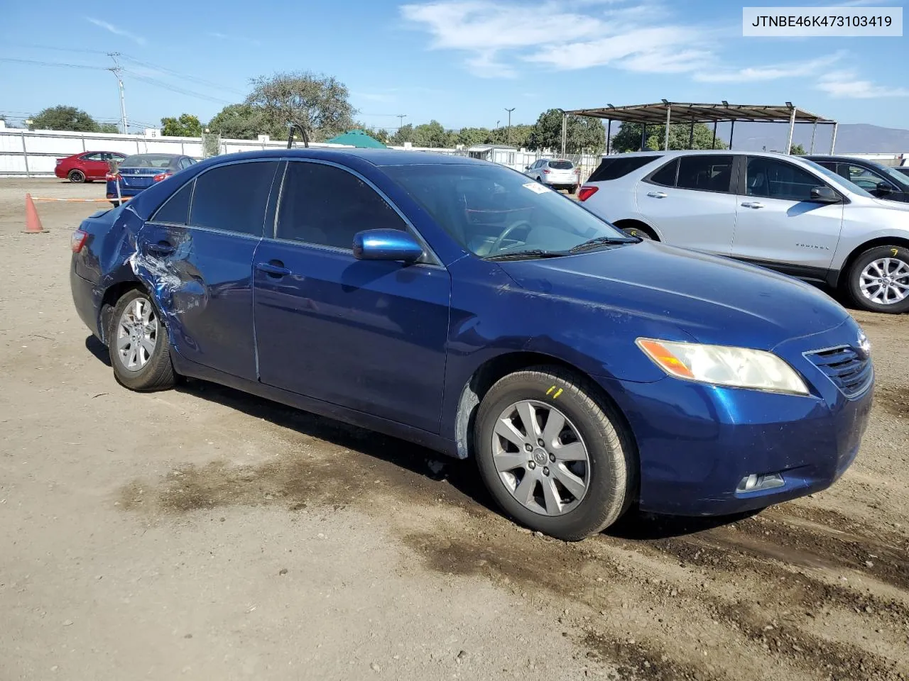 2007 Toyota Camry Ce VIN: JTNBE46K473103419 Lot: 77634114