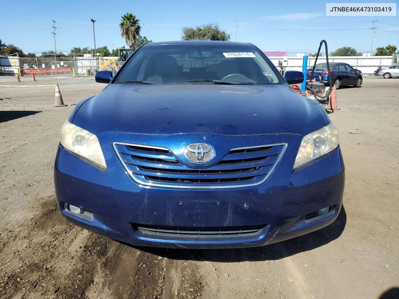 2007 Toyota Camry Ce VIN: JTNBE46K473103419 Lot: 77634114