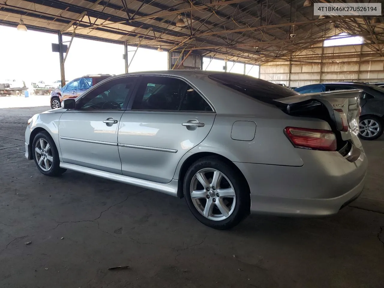 2007 Toyota Camry Le VIN: 4T1BK46K27U526194 Lot: 77652024