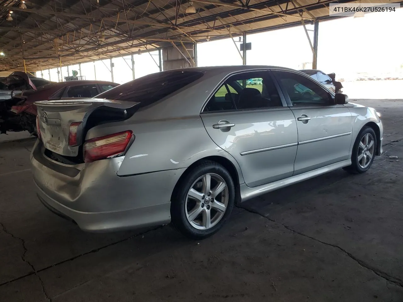 2007 Toyota Camry Le VIN: 4T1BK46K27U526194 Lot: 77652024