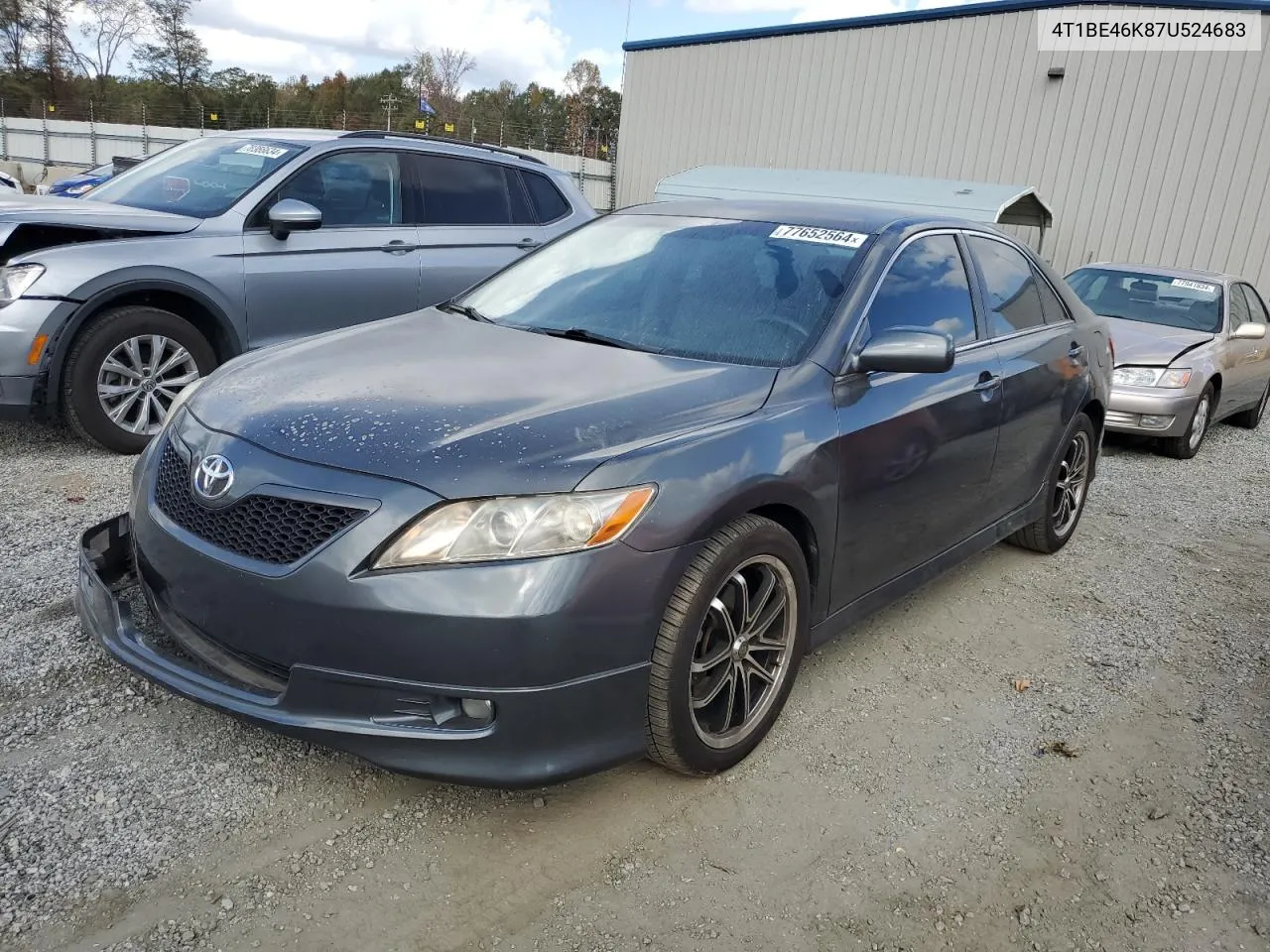 2007 Toyota Camry Ce VIN: 4T1BE46K87U524683 Lot: 77652564