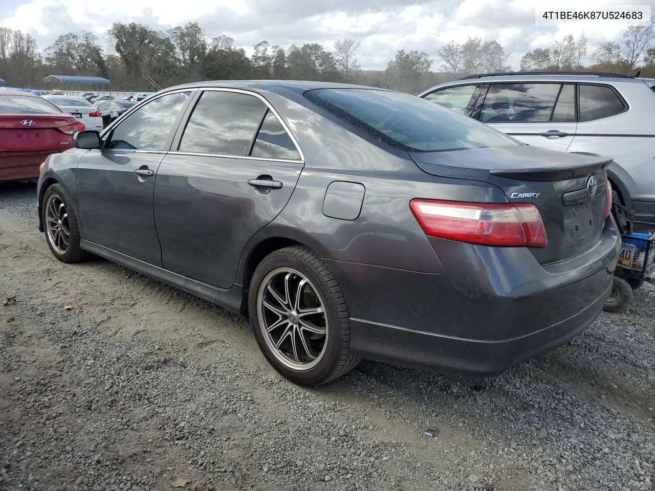 2007 Toyota Camry Ce VIN: 4T1BE46K87U524683 Lot: 77652564