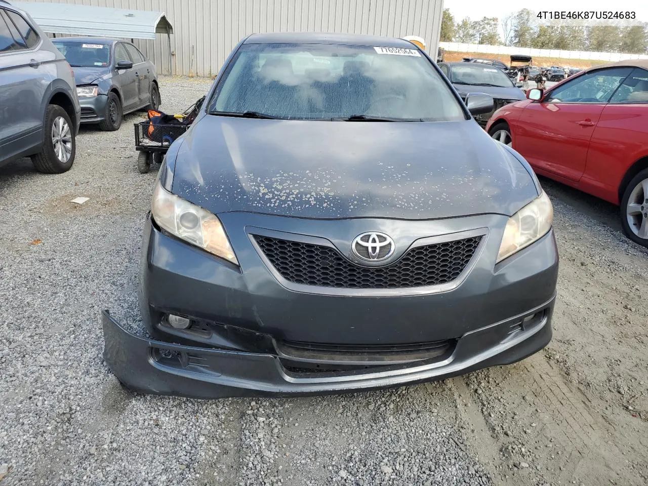 2007 Toyota Camry Ce VIN: 4T1BE46K87U524683 Lot: 77652564