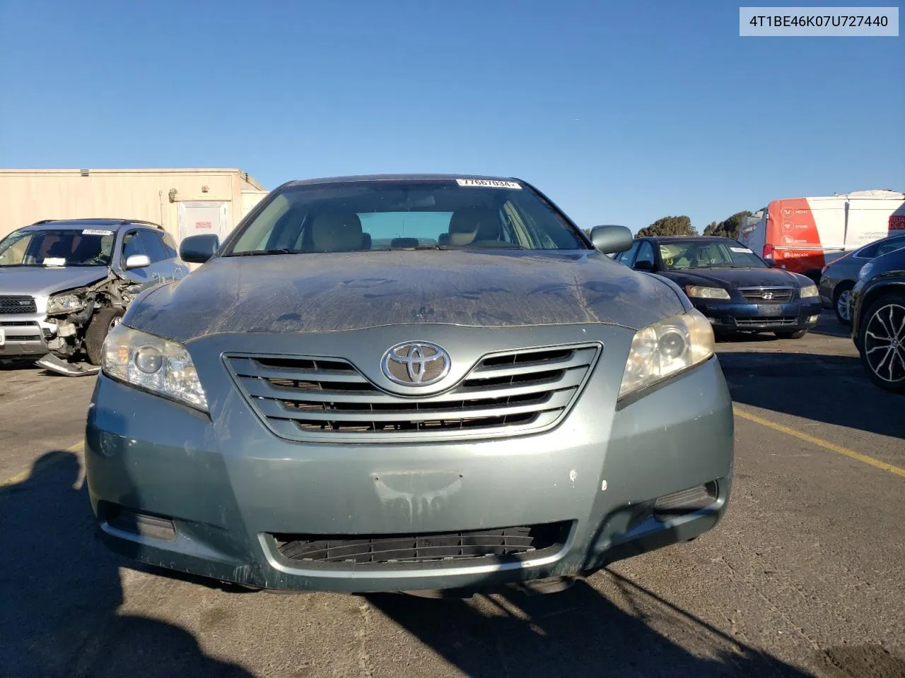 2007 Toyota Camry Ce VIN: 4T1BE46K07U727440 Lot: 77667034