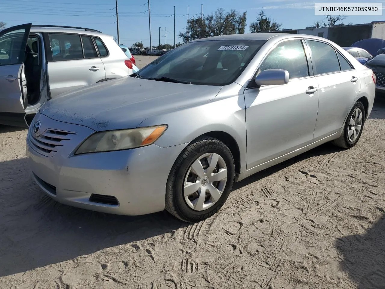 2007 Toyota Camry Ce VIN: JTNBE46K573059950 Lot: 77741374