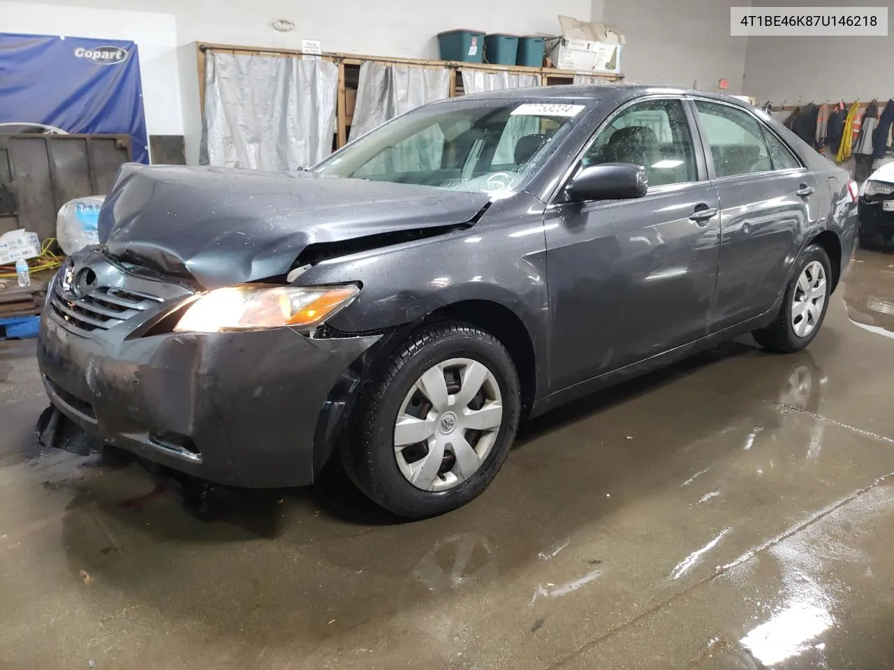 2007 Toyota Camry Ce VIN: 4T1BE46K87U146218 Lot: 77753234