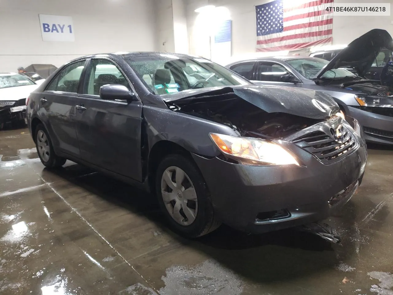 2007 Toyota Camry Ce VIN: 4T1BE46K87U146218 Lot: 77753234