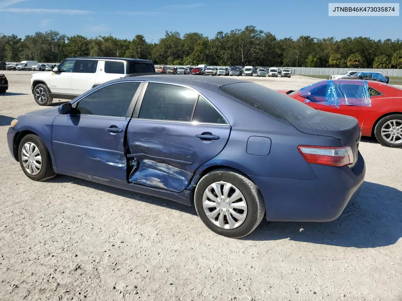 2007 Toyota Camry Hybrid VIN: JTNBB46K473035874 Lot: 77768574