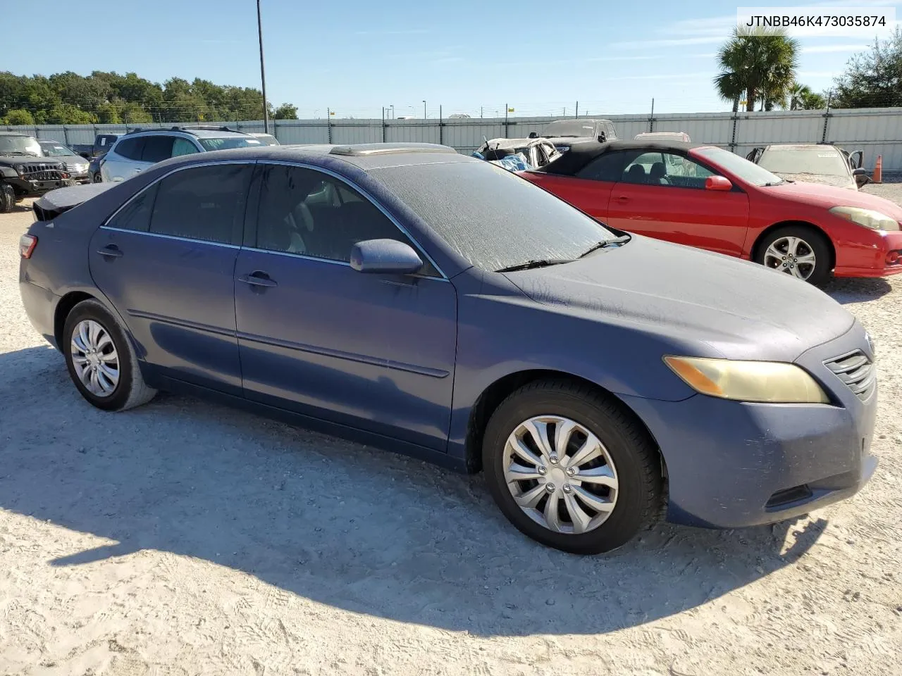 2007 Toyota Camry Hybrid VIN: JTNBB46K473035874 Lot: 77768574