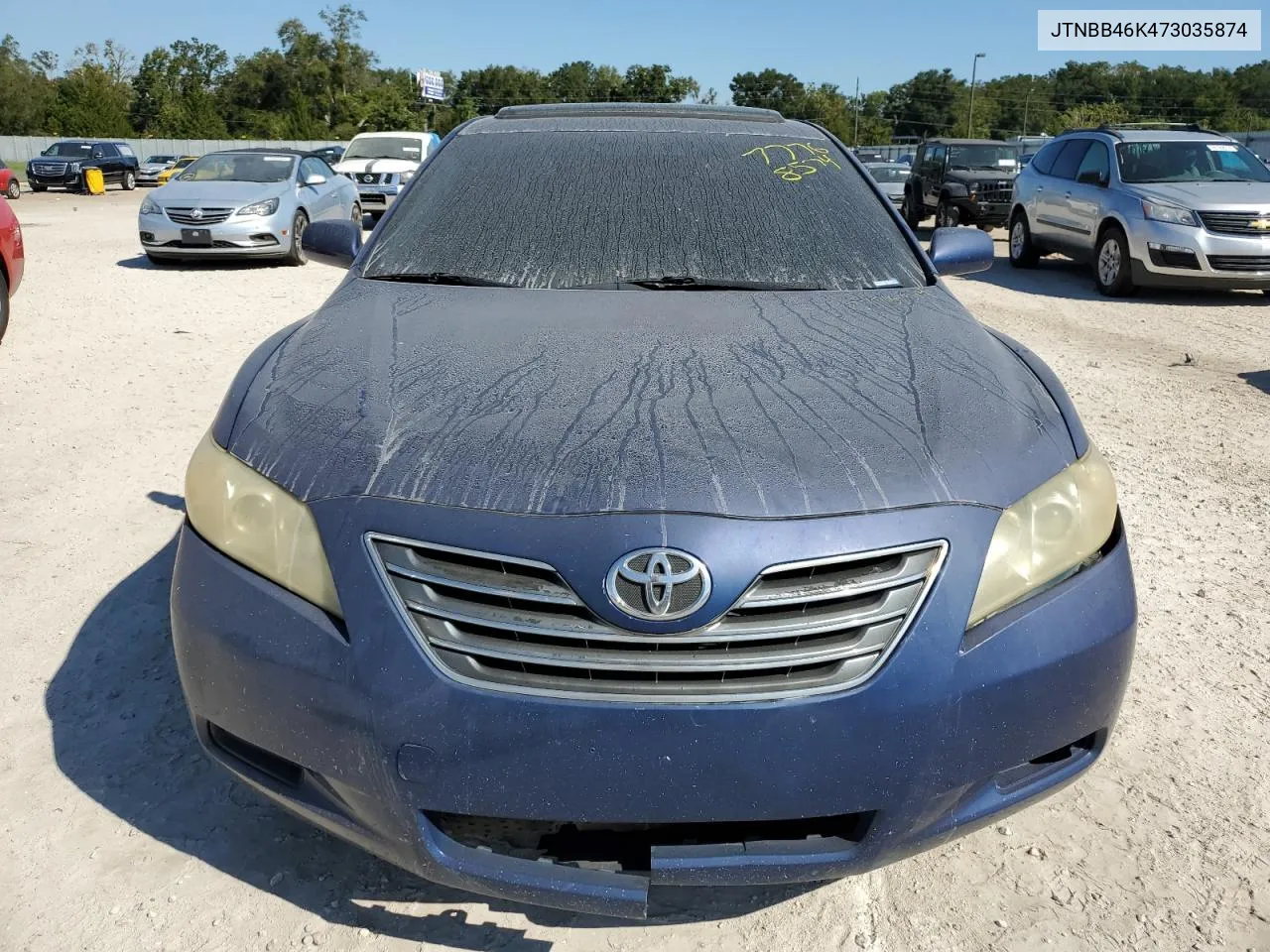 2007 Toyota Camry Hybrid VIN: JTNBB46K473035874 Lot: 77768574