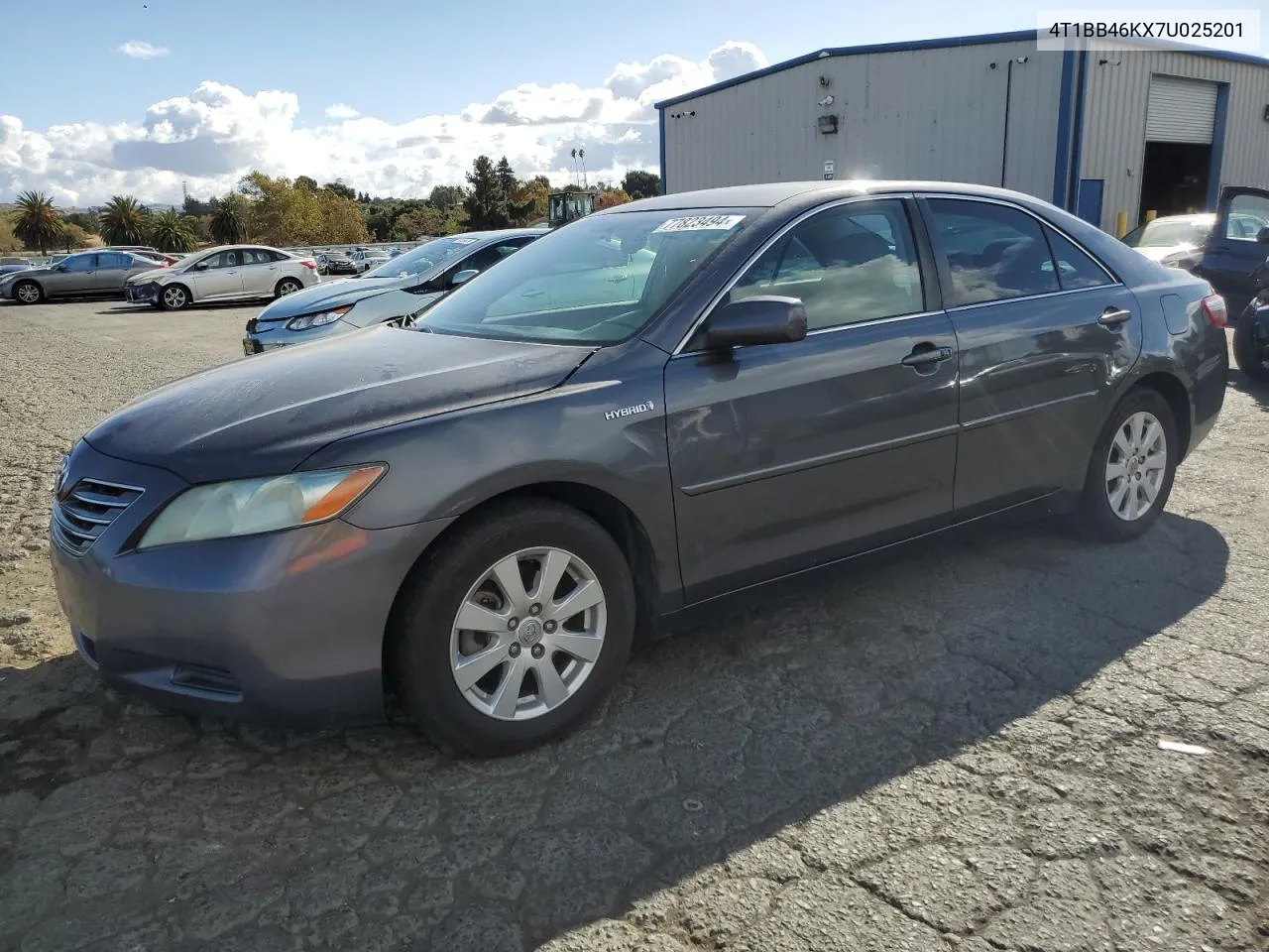 2007 Toyota Camry Hybrid VIN: 4T1BB46KX7U025201 Lot: 77823494