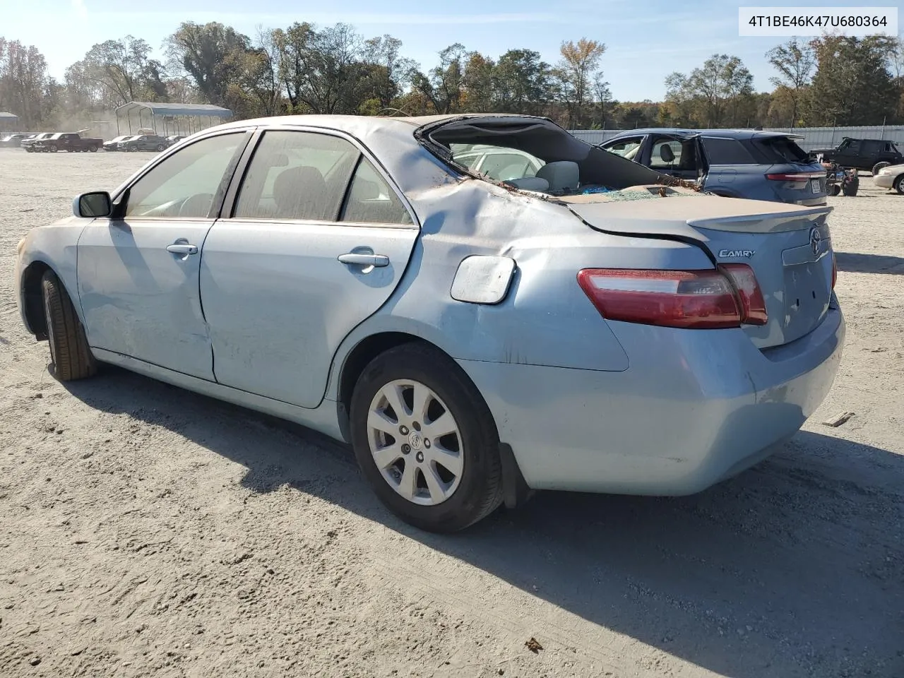 2007 Toyota Camry Ce VIN: 4T1BE46K47U680364 Lot: 77831704