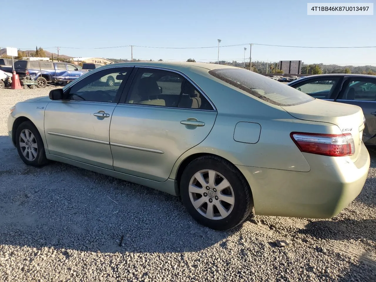 2007 Toyota Camry Hybrid VIN: 4T1BB46K87U013497 Lot: 77847454