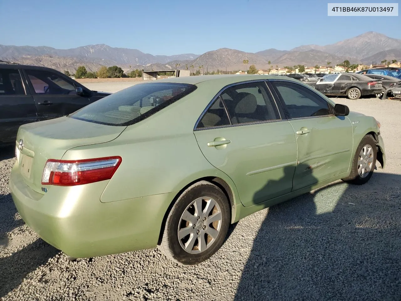 2007 Toyota Camry Hybrid VIN: 4T1BB46K87U013497 Lot: 77847454