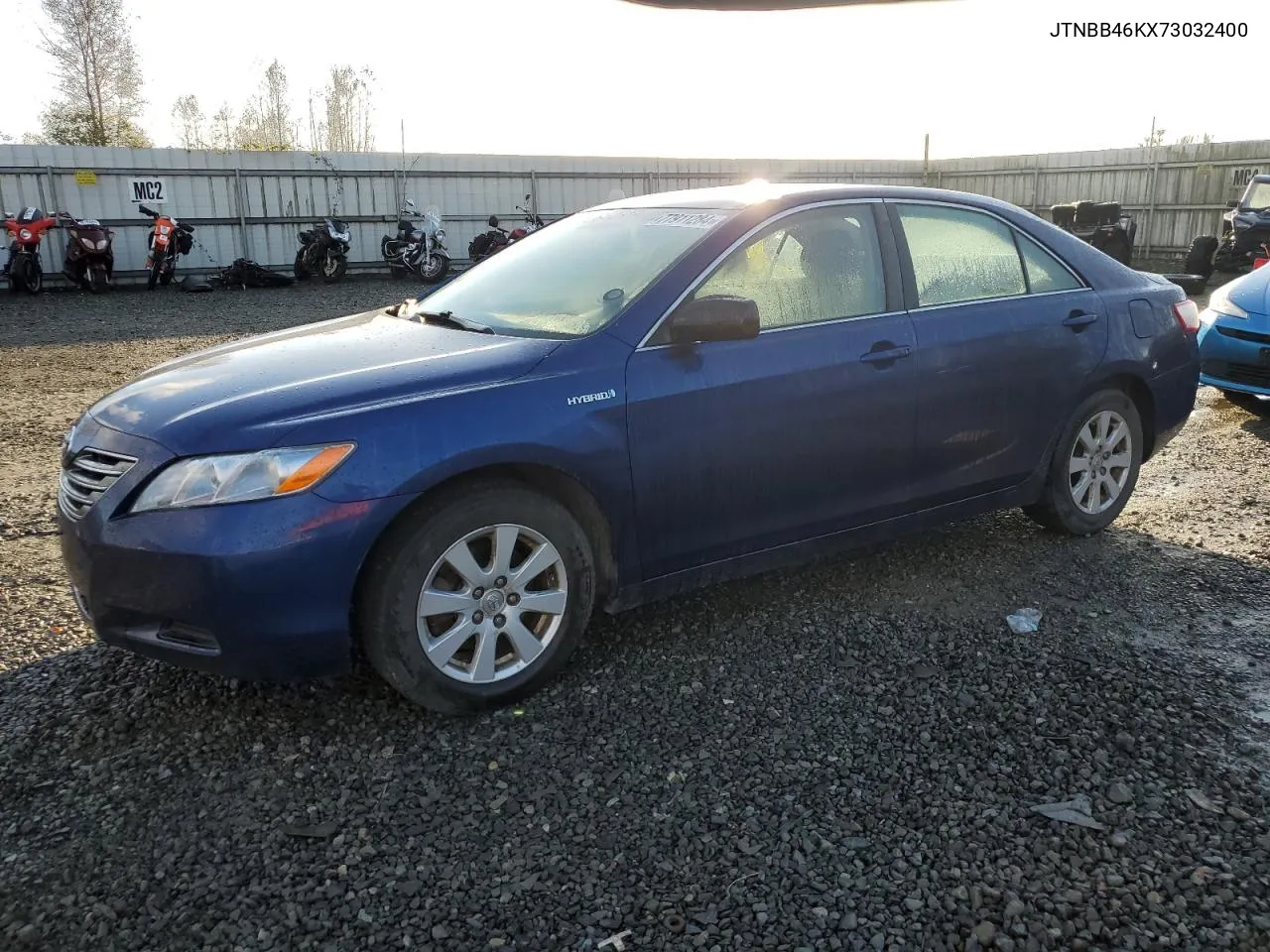 2007 Toyota Camry Hybrid VIN: JTNBB46KX73032400 Lot: 77911284