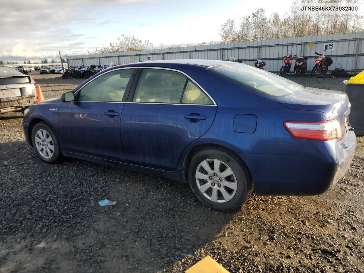 2007 Toyota Camry Hybrid VIN: JTNBB46KX73032400 Lot: 77911284