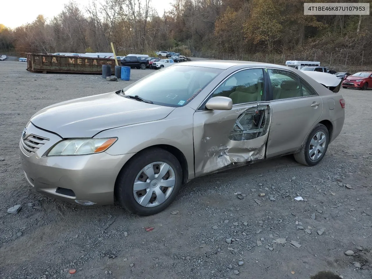 2007 Toyota Camry Ce VIN: 4T1BE46K87U107953 Lot: 77953654