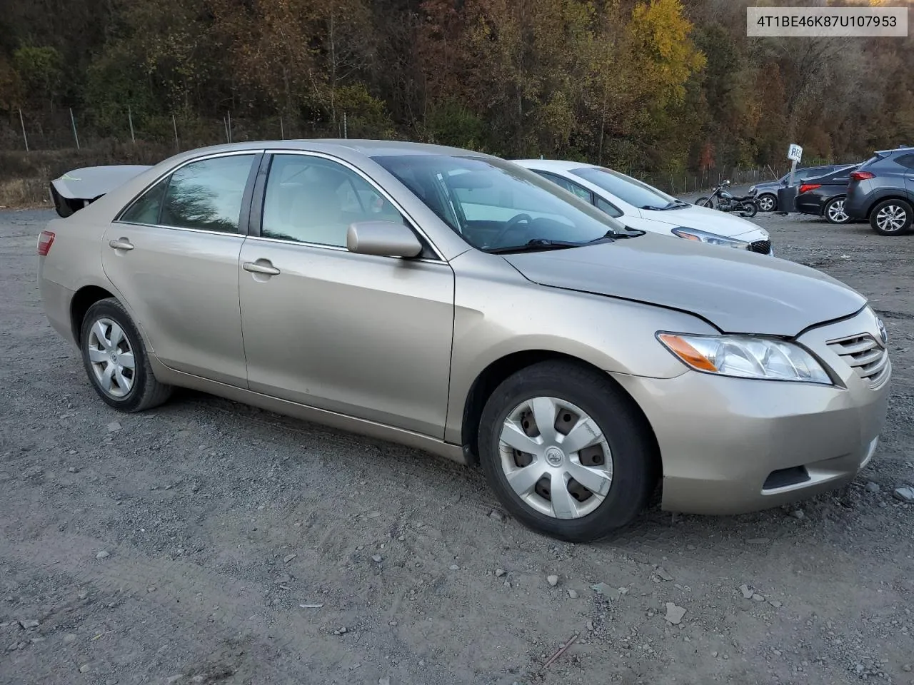 2007 Toyota Camry Ce VIN: 4T1BE46K87U107953 Lot: 77953654