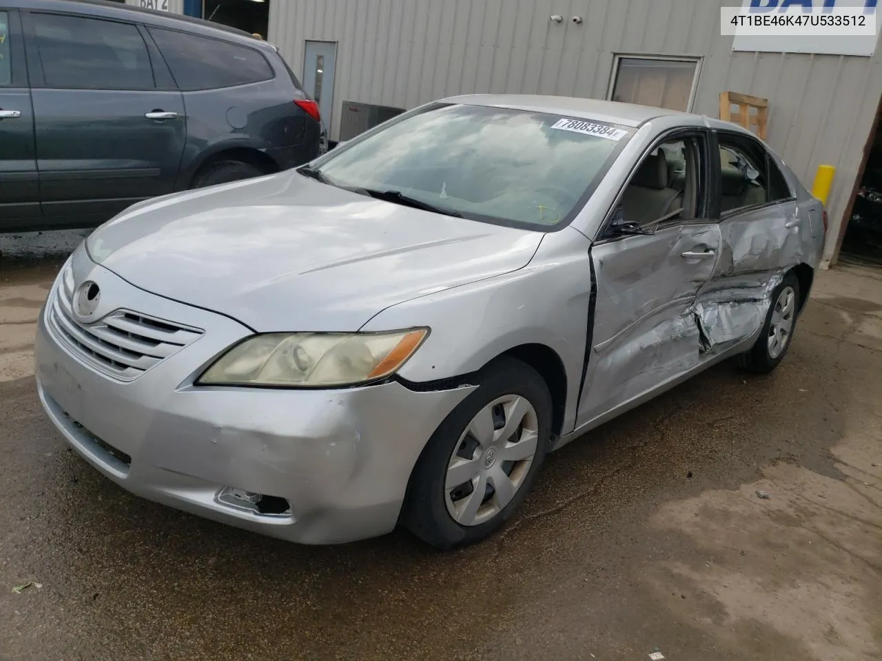 2007 Toyota Camry Ce VIN: 4T1BE46K47U533512 Lot: 78083384