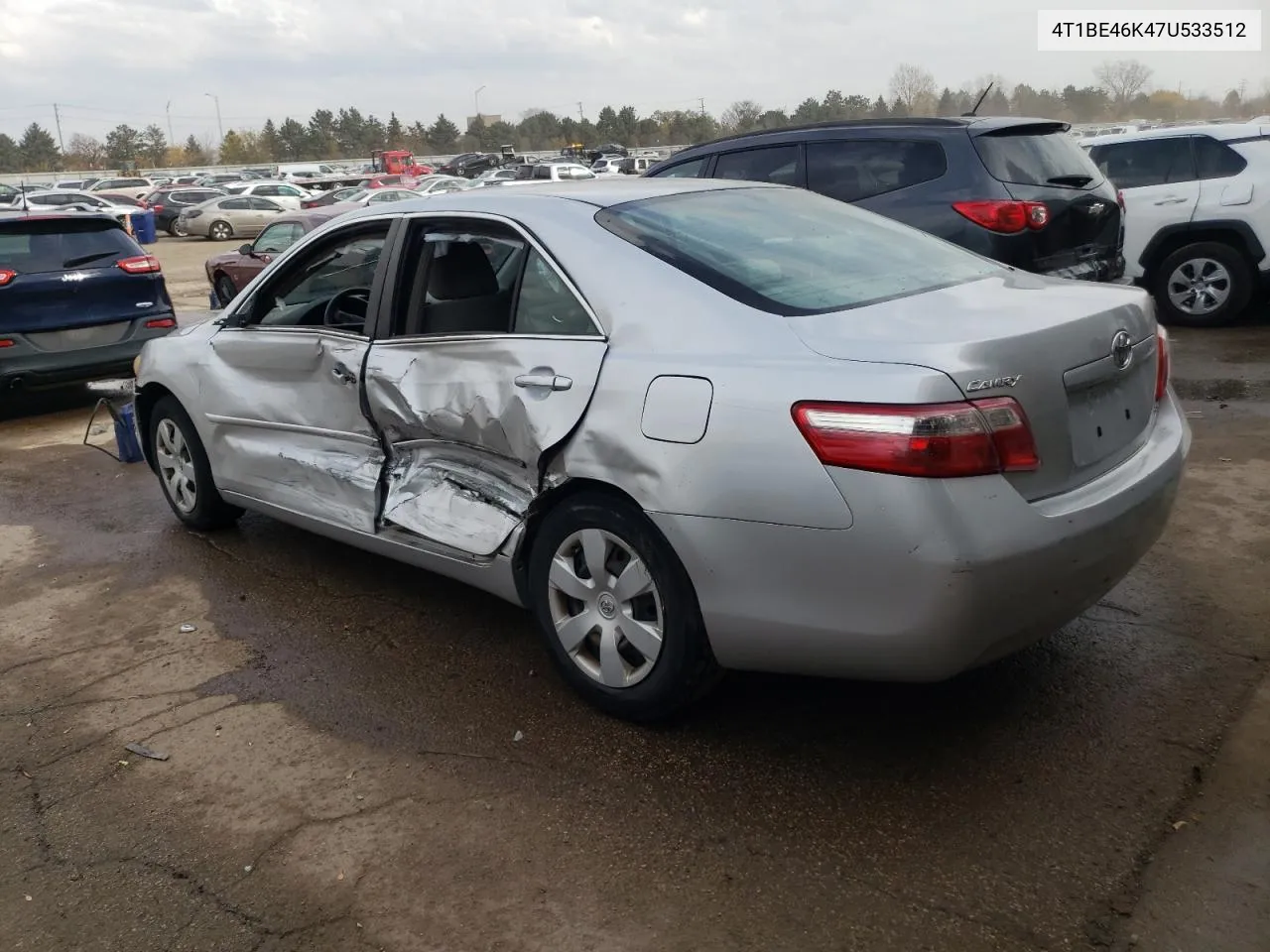 2007 Toyota Camry Ce VIN: 4T1BE46K47U533512 Lot: 78083384