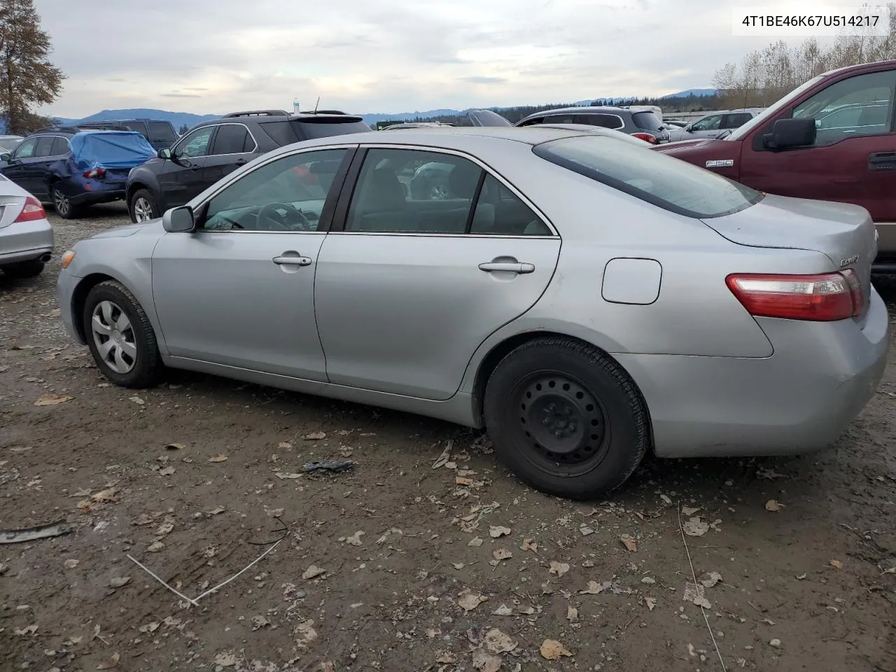 4T1BE46K67U514217 2007 Toyota Camry Ce