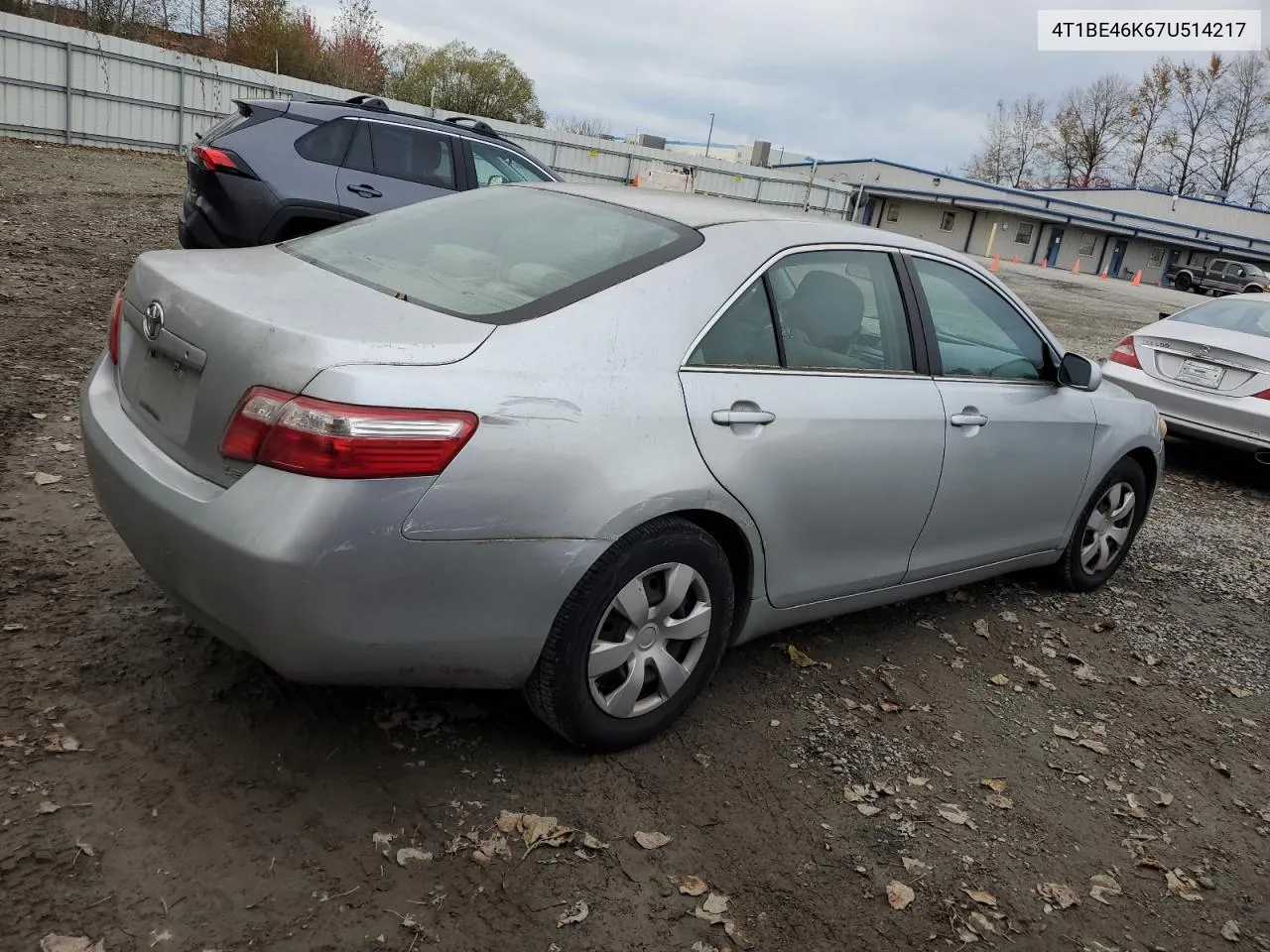 4T1BE46K67U514217 2007 Toyota Camry Ce