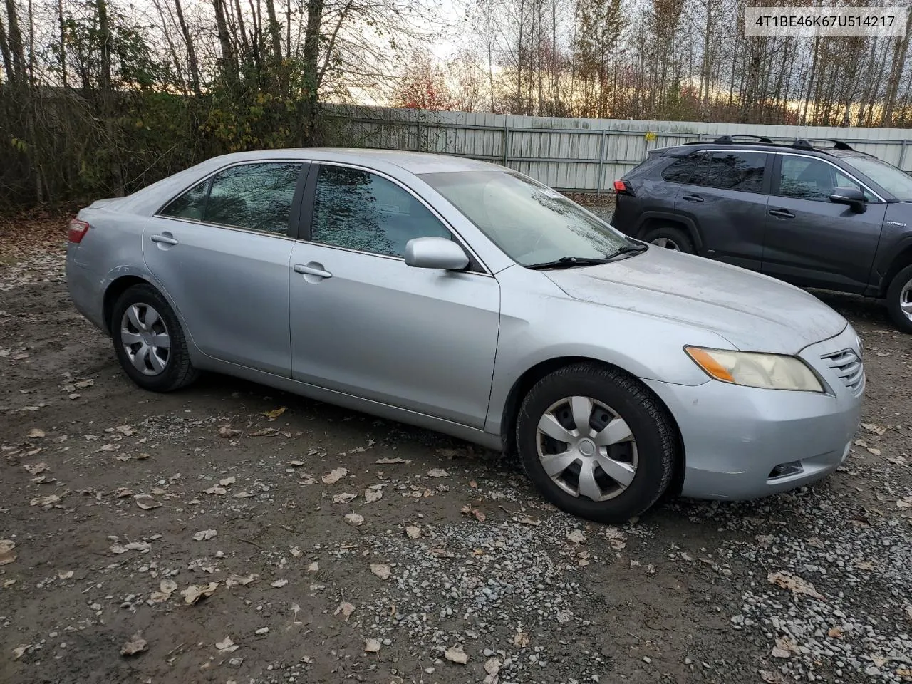 4T1BE46K67U514217 2007 Toyota Camry Ce