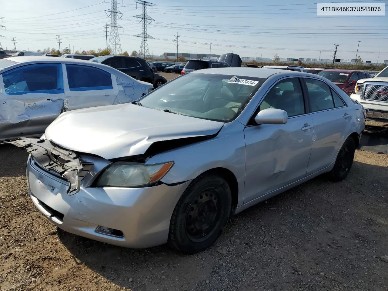 2007 Toyota Camry Le VIN: 4T1BK46K37U545076 Lot: 78217414