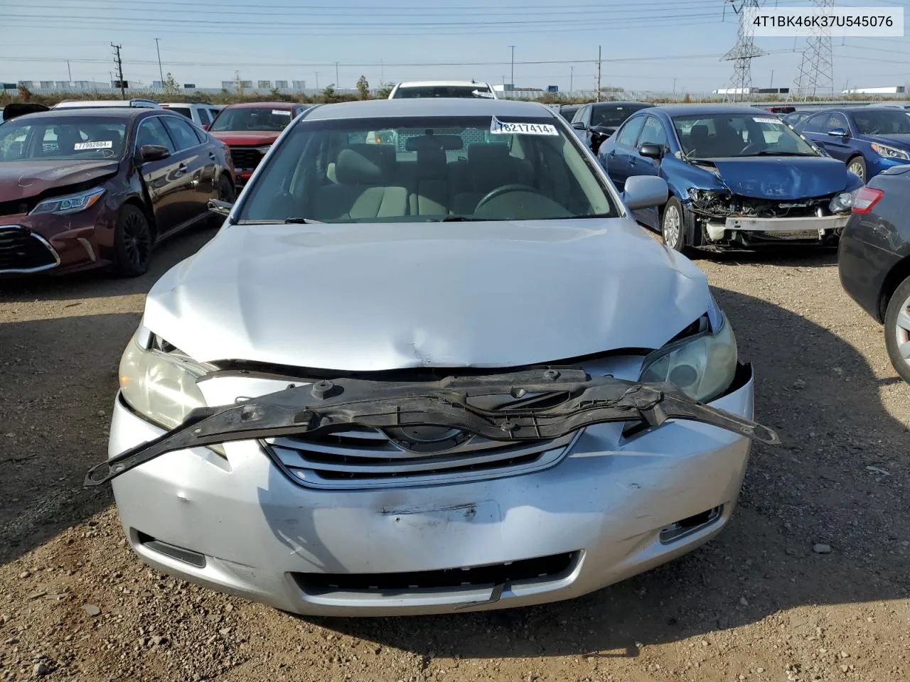 2007 Toyota Camry Le VIN: 4T1BK46K37U545076 Lot: 78217414