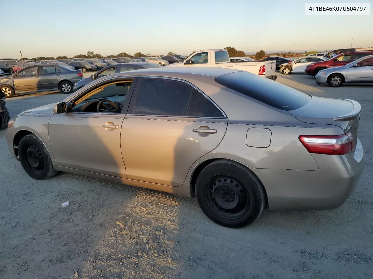 2007 Toyota Camry Ce VIN: 4T1BE46K07U504797 Lot: 78254954