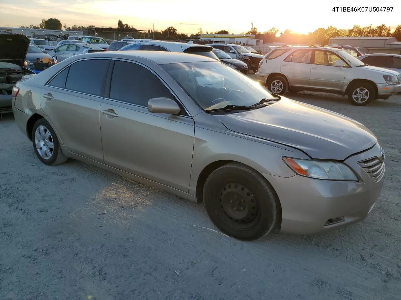 2007 Toyota Camry Ce VIN: 4T1BE46K07U504797 Lot: 78254954