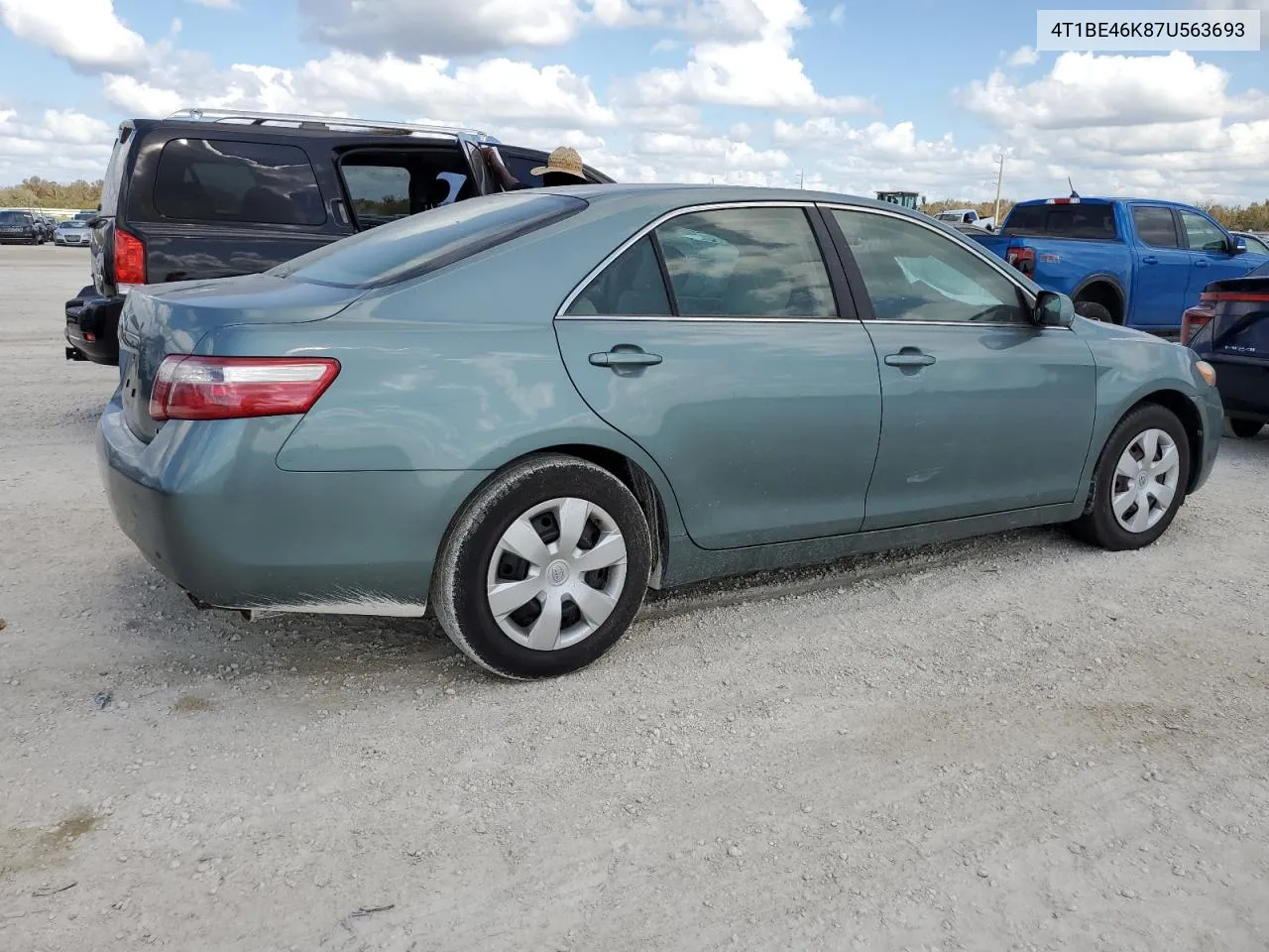 2007 Toyota Camry Ce VIN: 4T1BE46K87U563693 Lot: 78307034