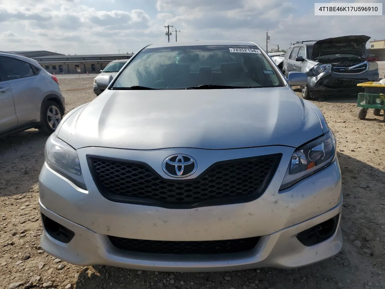 2007 Toyota Camry Ce VIN: 4T1BE46K17U596910 Lot: 78352154