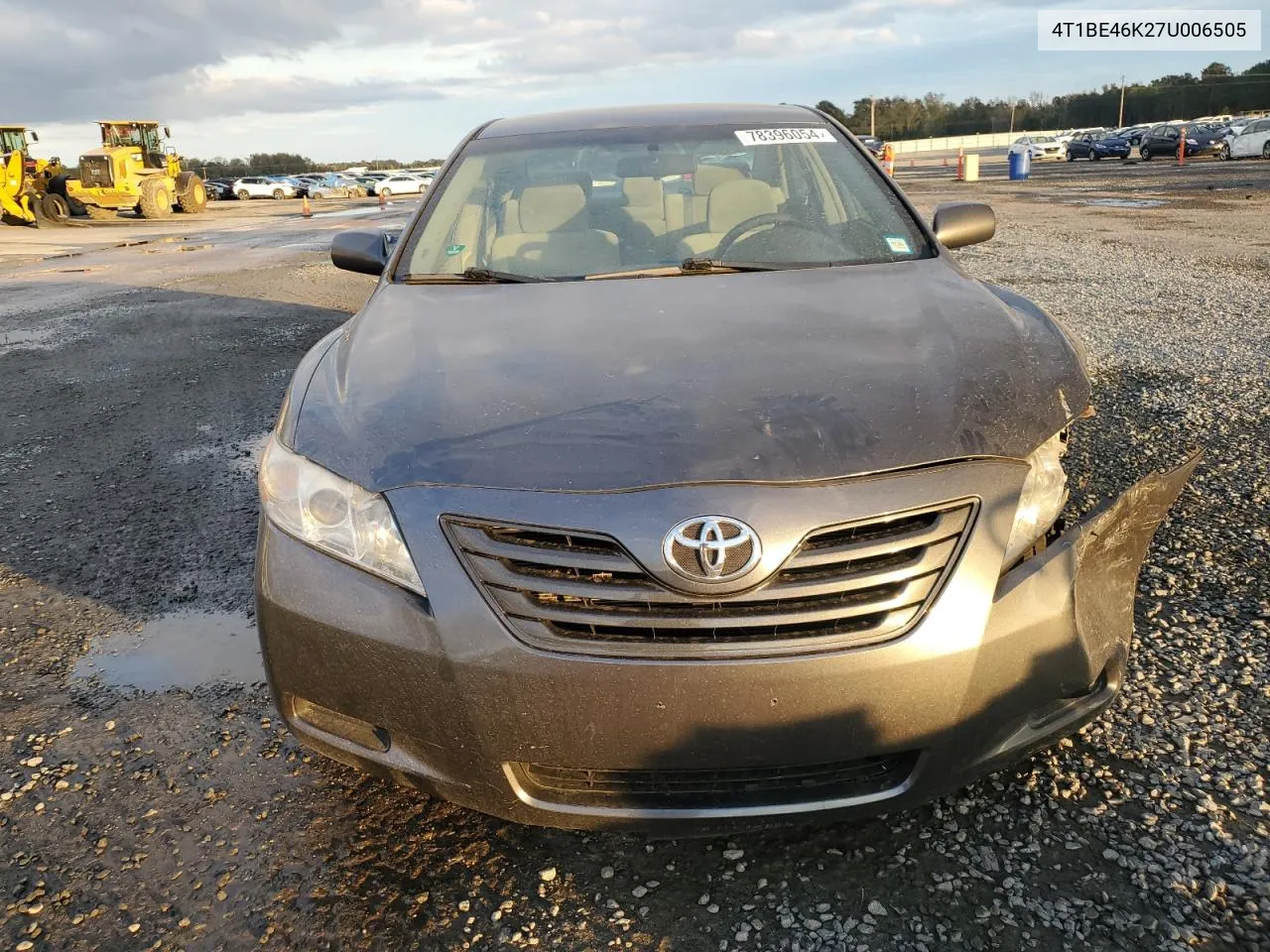 2007 Toyota Camry Ce VIN: 4T1BE46K27U006505 Lot: 78396054